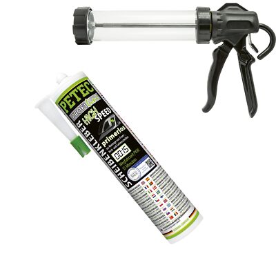 Petec Scheibenkleber High Speed Kartusche 290ml + Ausdrückpistole