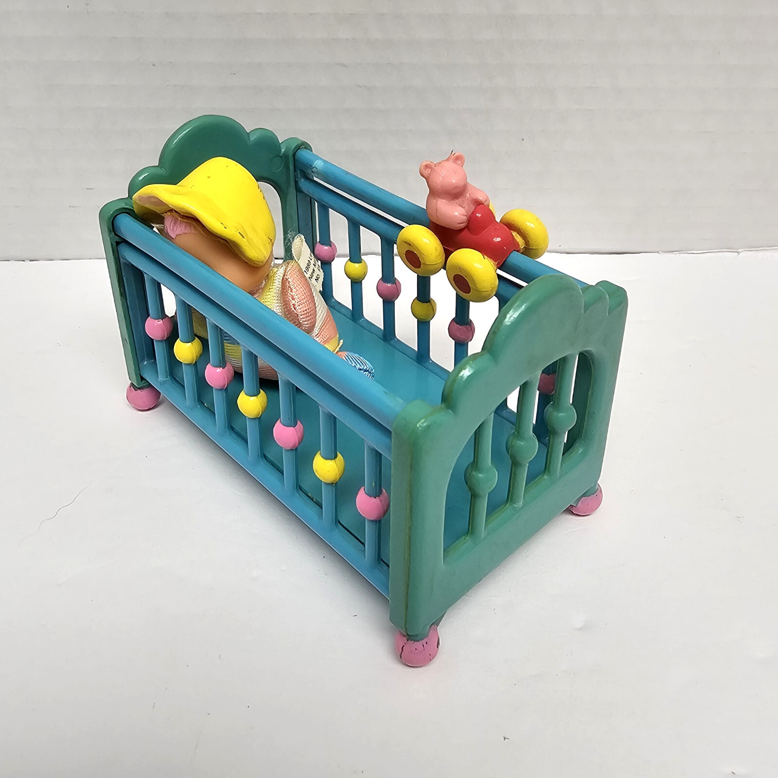 1989 Lewis Galoob So Small Babies Dolls - Crib - Walker - Bike - Seat