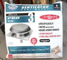 Master Flow Optimo Pro 3 Attic Fan