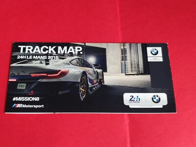 Streckenkarte BMW Mission8 - 24 Stunden von Le Mans 2018