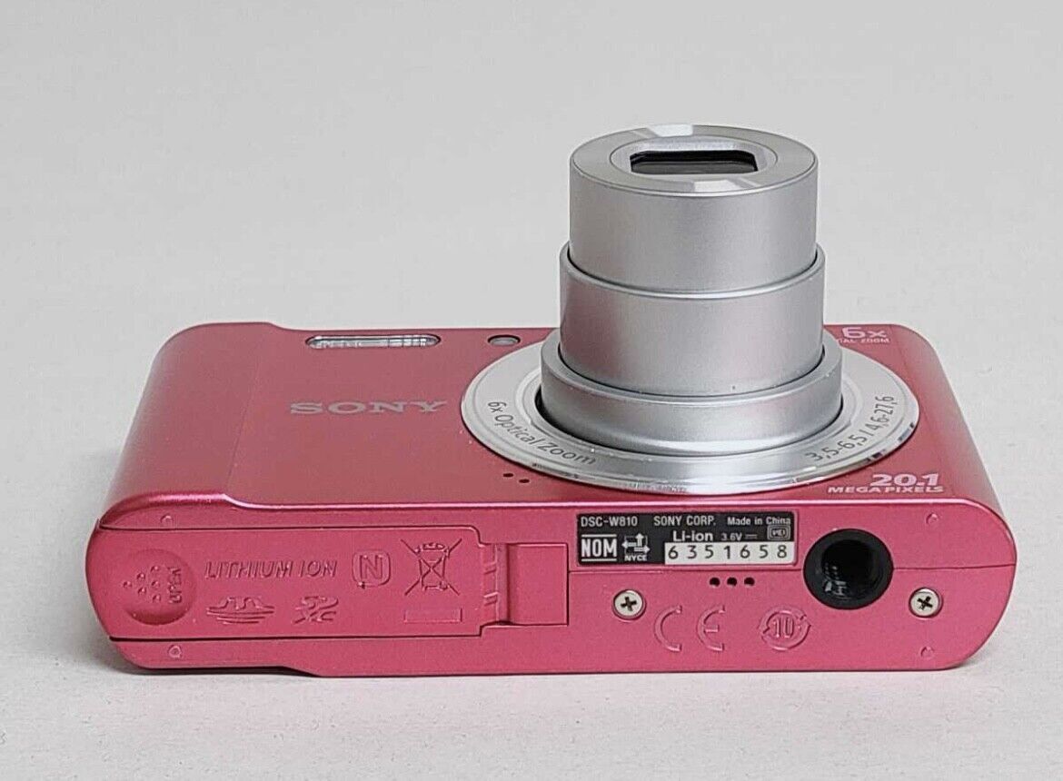 Sony Cyber-shot DSC-W810 20.1MP 6X Compact Digital Camera