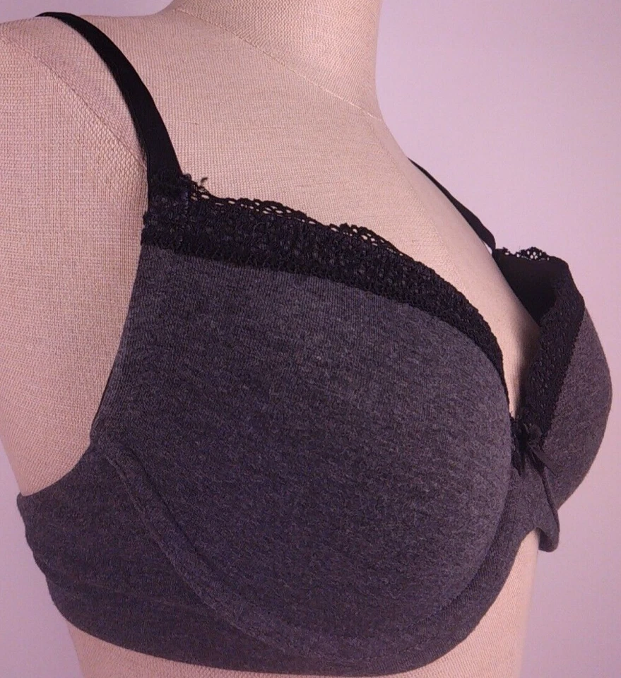 Sujetador Camiseta Gillgan & OMalley Gris Favorito Demi Con Aros Talla 34 D (12) Foto 3 de 4