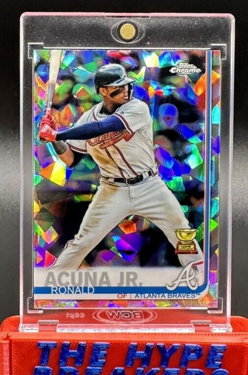 RONALD ACUNA JR. Sapphire REFRACTOR ROOKIE CUP 2019 TOPPS CHROME SAPPHIRE Braves