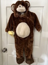 Monkey with Banana Costume Size 12-24 Months Perfect for Halloween