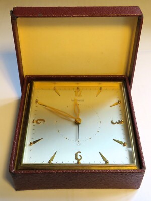 Jaeger LeCoultre Memovox Revision Tischuhr Reisewecker in OVP 1950  - Main Image