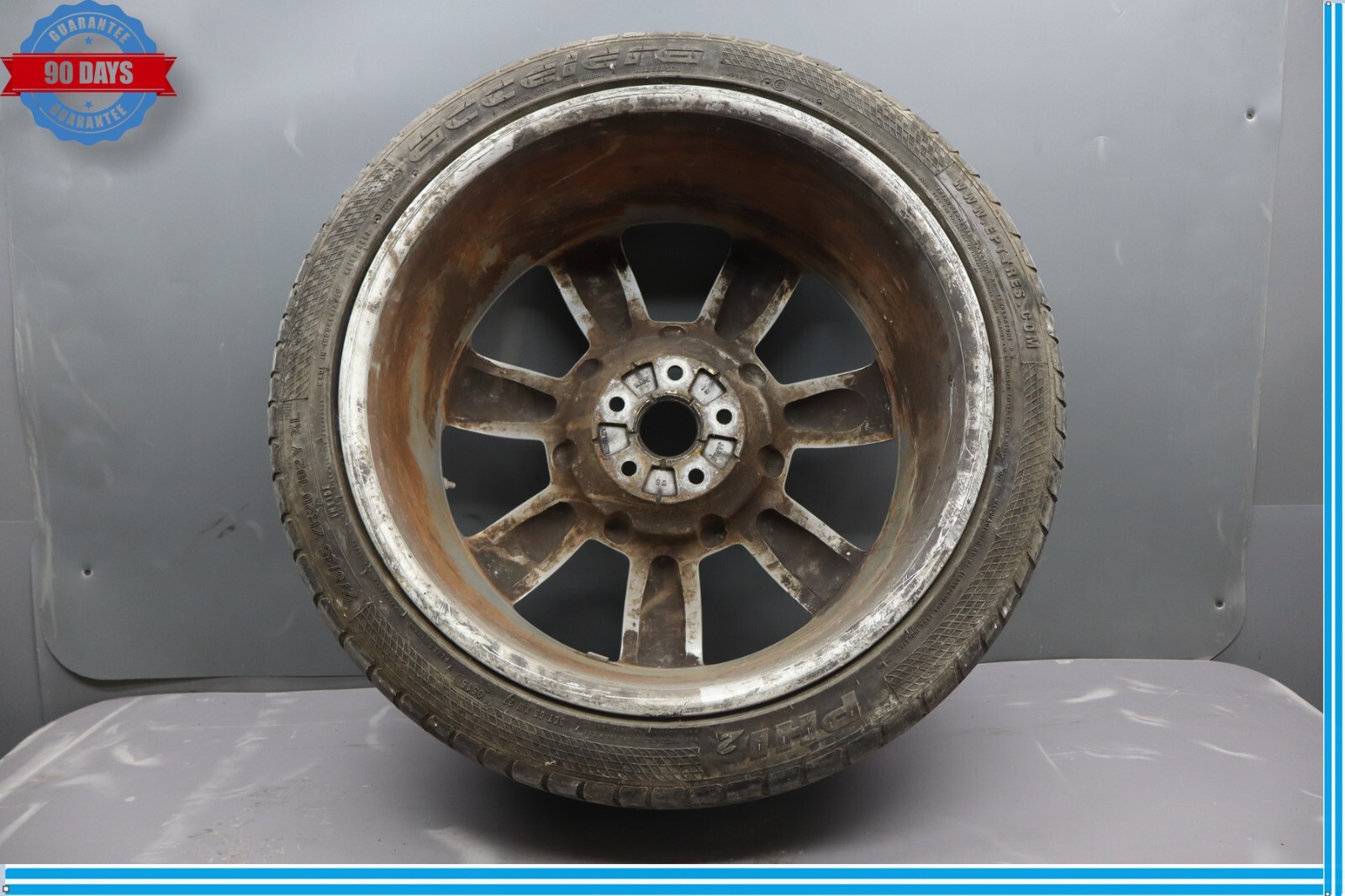 06-12 Bentley Continental GTC Flying Spur 9 x 19 19" Wheel Rim W/ Tyre Oem