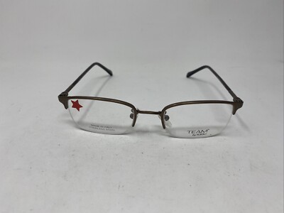 SAFILO EYEWEAR 4144 JVU 49/20/140 BRONZE FLEX HINGE EYEGLASSES AE77