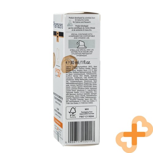 PHARMACY F Protective Corrective Fluid Foundation no.1 SPF50 30ml Ivory - Picture 7 of 24