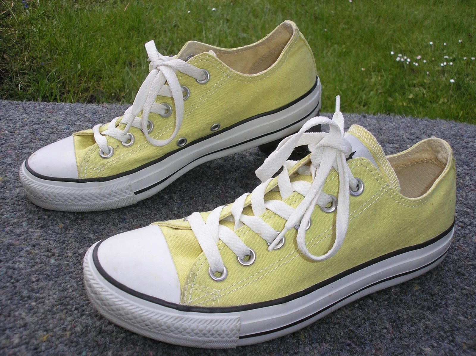 Sneaker originali CONVERSE Chucks LO taglia 37 5 gialle TOP!!!
