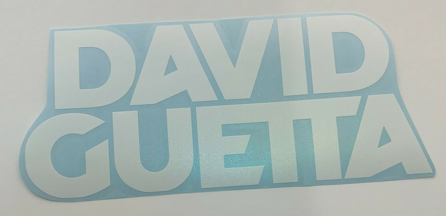 David Guetta Logo Die-Cut Sticker