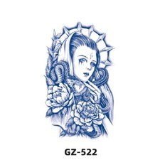 Temporary Fake Tattoo Stickers Peony Fairy Waterproof Arm Body Art