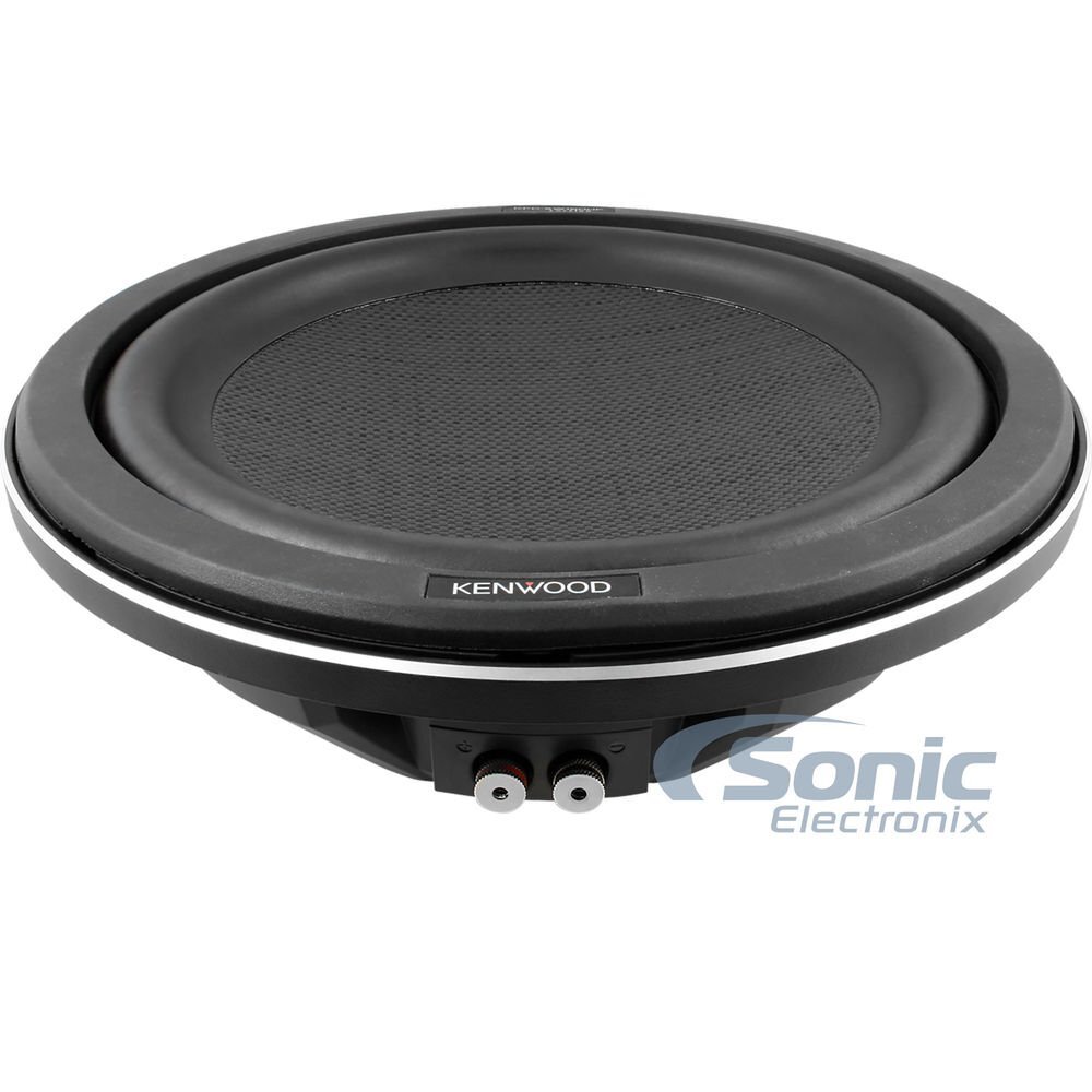 Одиночный сабвуфер Kenwood KFC-XW1200F eXcelon Series мощностью 350 Вт мощностью 12 Вт с неглубоким креплением на 4 Ом 37190₽