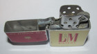 Vintage L & M Liggett Myers Cigarettes Butane Gas Fuel Lighter Royalite Japan — photo 3