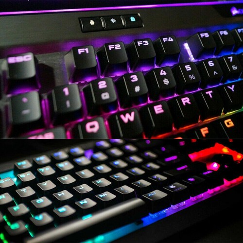 Gaming Keyboard and Mouse Set 2400DPI T6 Rainbow LED Backlit for PS4 Xbox one PC - Picture 3 of 14