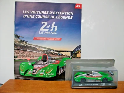 Collection 24h Le Mans Des voitures de Légende N°45 Courage C60 Peugeot +livret - Photo 1/3
