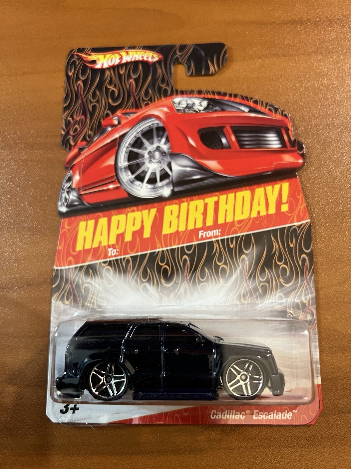 Hot Wheels Happy Birthday Series CADILLAC ESCALADE SUV Dark Blue Slammed