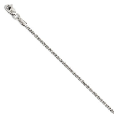 Leslie's echte 14kt 1,5 mm diamantgeschliffene Seilkette; 7 Zoll