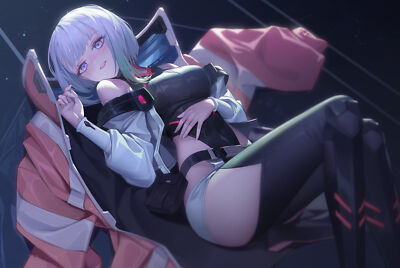Anime Digital Art Artwork Illustration Girls Women  Gaming Mat Desk 7236