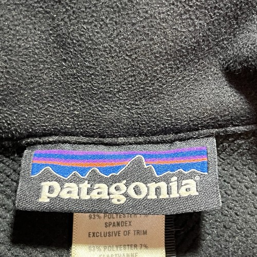 Chaqueta softshell Patagonia Polartec para mujer mediana negra cremallera completa bordada - Imagen 5 de 13