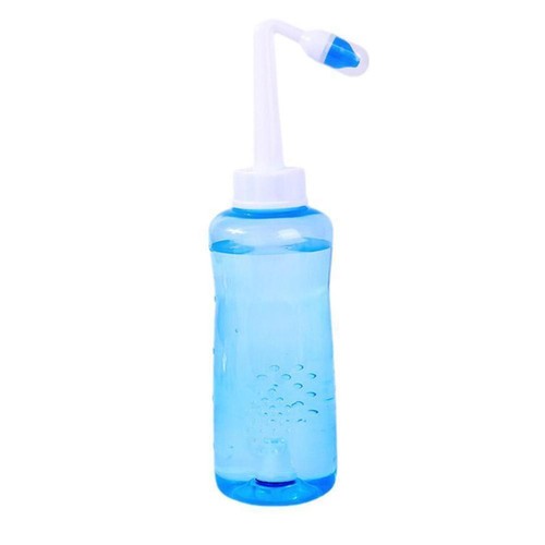 300ml Nasal Wash Neti Pot Nose Cleaner Bottle Irrigator Sinus Child/Adult0 D0H3 - Picture 3 of 16