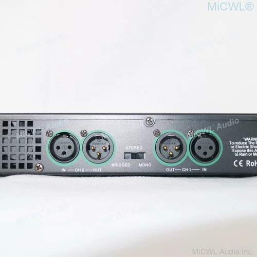 Pro 2 - 4 Channel Digital Power Amplifier 5200W High PreAmp Drive Speaker 1U 19" - Picture 10 of 14