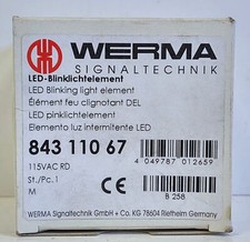 WERMA 843.110.67 LED Red Blinking Stacklight