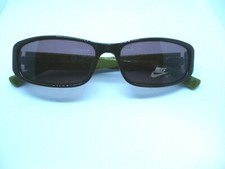 NIKE 7012/318 Brown/Green 55-15 Rectangular Wrap Eyeglasses Frames Sunglasses