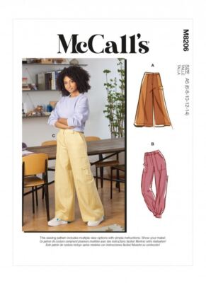 McCalls Schnittmuster 8206 F5 (16-18-20-22-24)