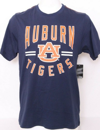 NEW Auburn University Tigers AU Colosseum Navy SS Crew Neck Tee T-Shirt Men's L