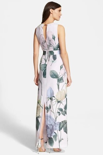 Ted Baker - Distinguishing Rose Maxi Dress-UK 14/16 -RRP £239 - "SALE" - Foto 3 di 8