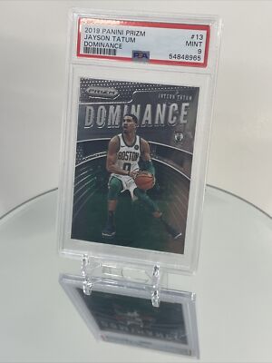 🔥 2019 PANINI PRIZM DOMINANCE #13 JAYSON TATUM PSA 9 MINT 🔥 | eBay