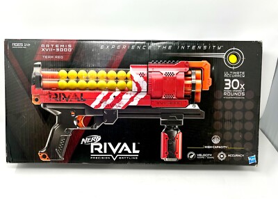 HASBRO NERF RIVAL ARTEMIS XVII-3000 BLASTER TOY GUN TEAM RED
