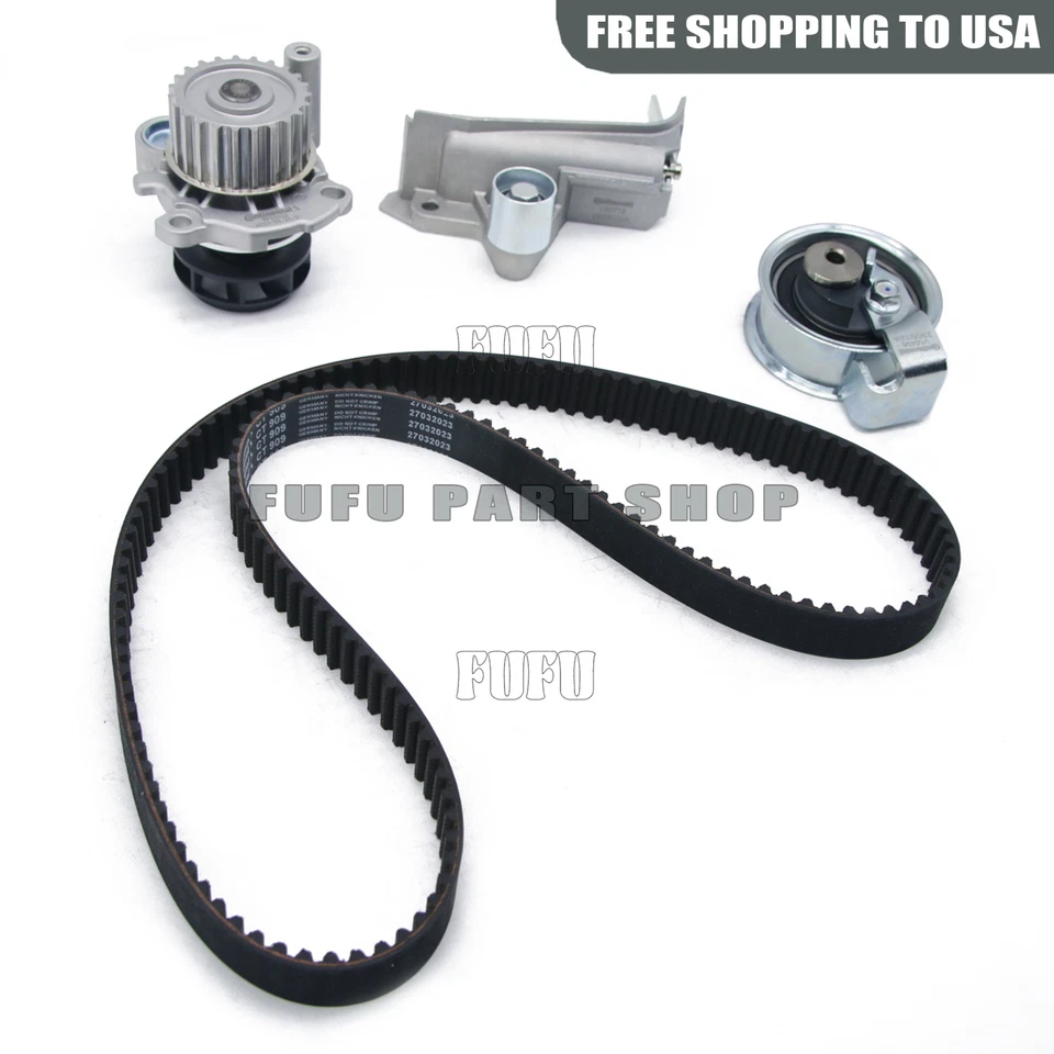 Kit de tensor de correa de distribución de bomba de agua OEM para VW Golf Jetta Beetle AUDI TT 1.8T Foto 2 de 4