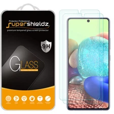 2X Supershieldz Tempered Glass Screen Protector for Samsung Galaxy A71 5G/ UW