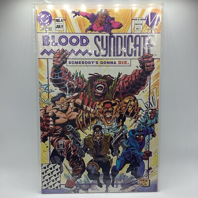 NOS Blood Syndicate #4 Somebody's Gonna Die 1993 Milestone Vintage DC Comics B&B