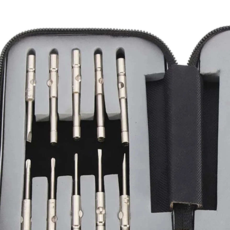 Glasses Screwdriver Precision Screwdriver Kit with Zipper Case for Watch - Image 2 of 4
