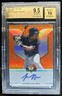 2017 Leaf Valiant James Nelson Orange Auto #/25 Marlins BGS 9.5/10