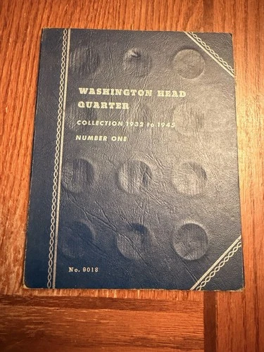 1932 - 1945 Washington Quarters Partial Set In Whitman Album 35 Of 36 Silver