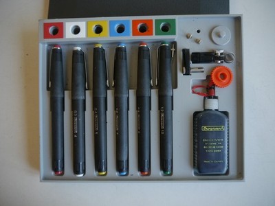 Erograph ERO-Füllhalterfabrik Tuschefüller Set