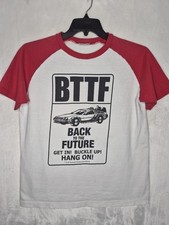 Vintage Y2K Universal Studios Japan Back To The Future Raglan Shirt Medium