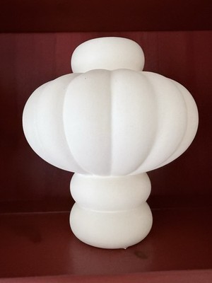 Louise Roe Vase Balloon 02 Raw White Keramik (20cm)