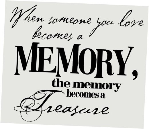 Loving Memory Memorial Wall Decal - Tribute Decor for Someone You Love