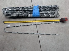 Lot of 10 MacLean Preformed Dead End Guy/Tree Grips for 5/16" Steel Strand