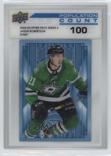 2024 Upper Deck Series 2 Population Count 100 /100 Jason Robertson #PC-40 07tz