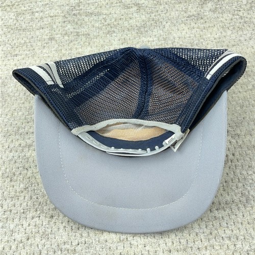Vintage Georgetown Hoyas Trucker Hat Cap Snapback 3 Stripe 80s Made In USA Mesh - Picture 6 of 11