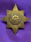 Genuine WW1/2 The Irish Guards GM Cap Star Badge w/lugs