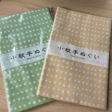 Japan Made Tenugui Cotton Cloth 34x90cm Traditional Pattern Used