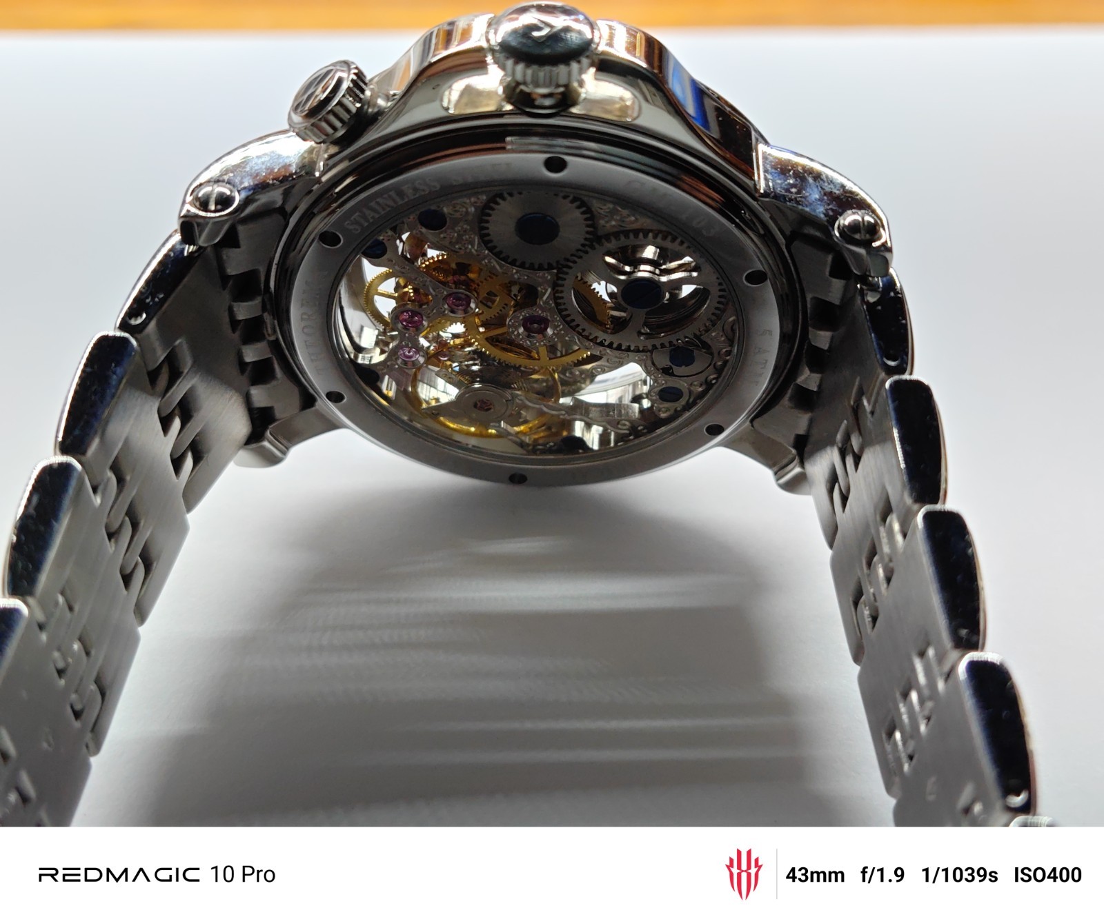 Theorema Skeleton Automatic Mechanical Watch Silv… - image 2