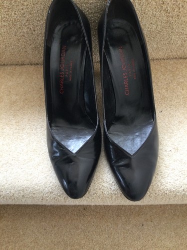 Ladies Charles Jourdan Black Heeled Shoes. Size 40 - Picture 2 of 8