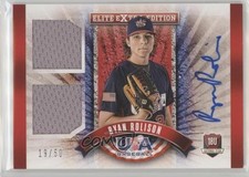 2015 Panini Elite Extra Edition USA Baseball 18U 19/50 Ryan Rolison #4 Auto 0a2